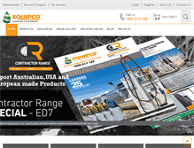 Tablet Screenshot of equipco.com.au